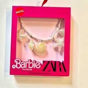 New Zara Barbie Movie Shell Necklace